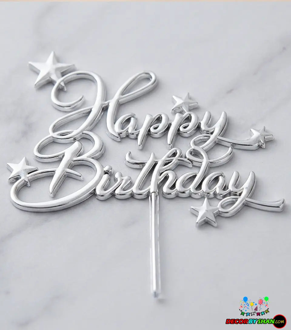 Happy Birthday Cake Topper