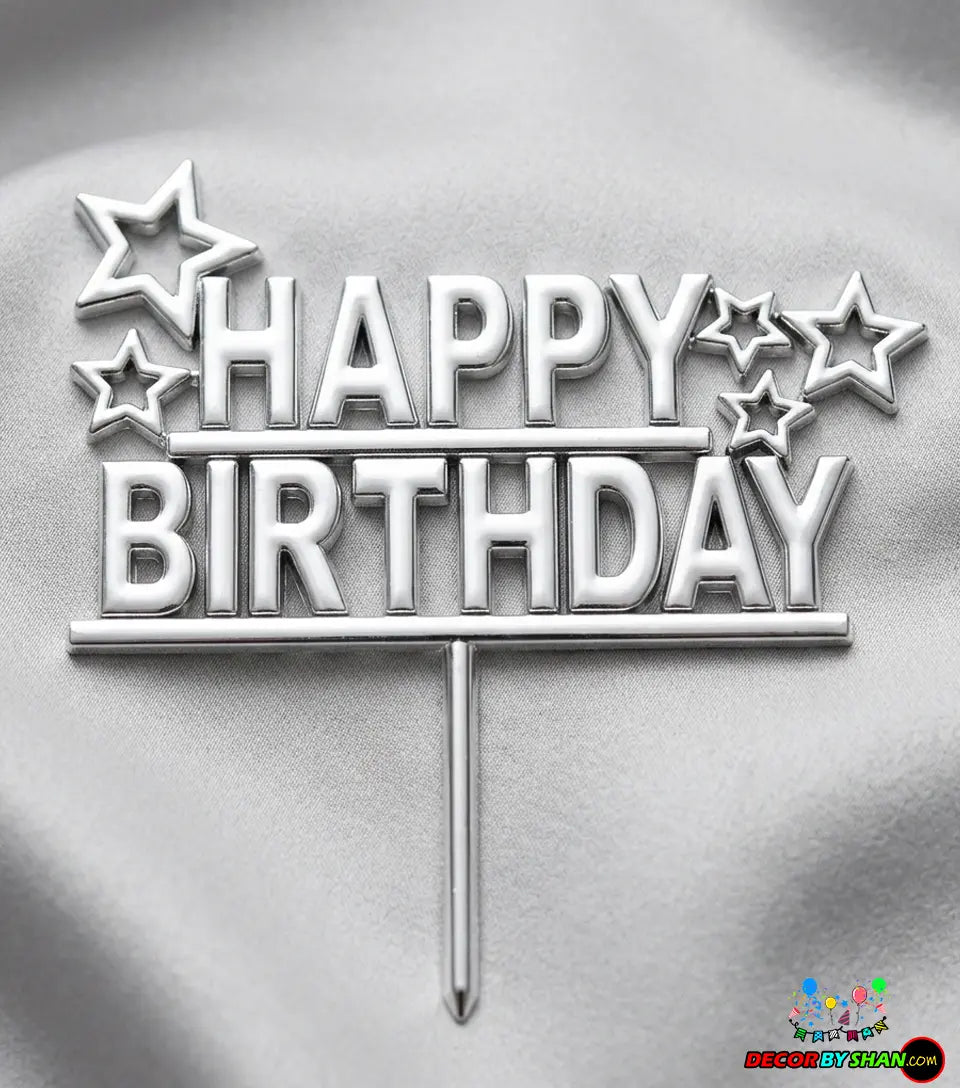 Happy Birthday Cake Topper