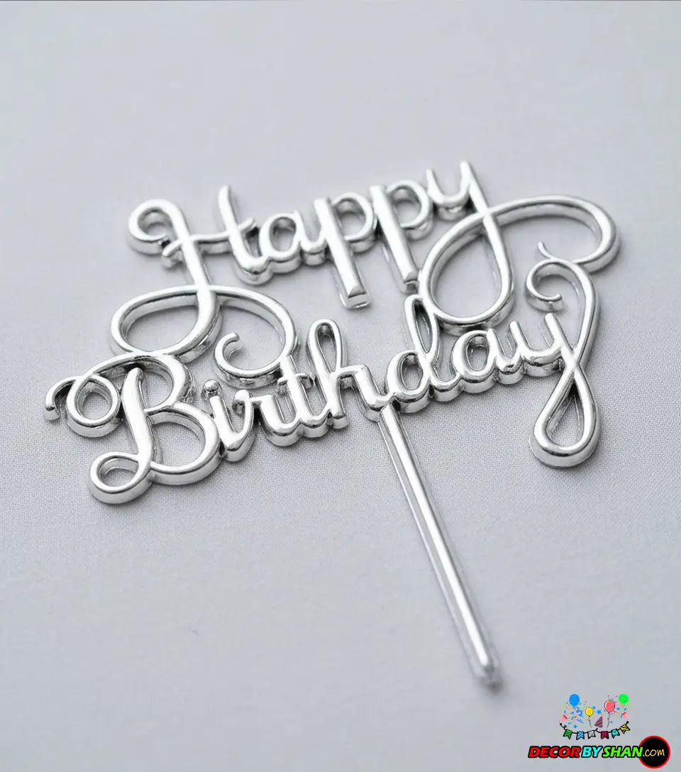 Happy Birthday Cake Topper