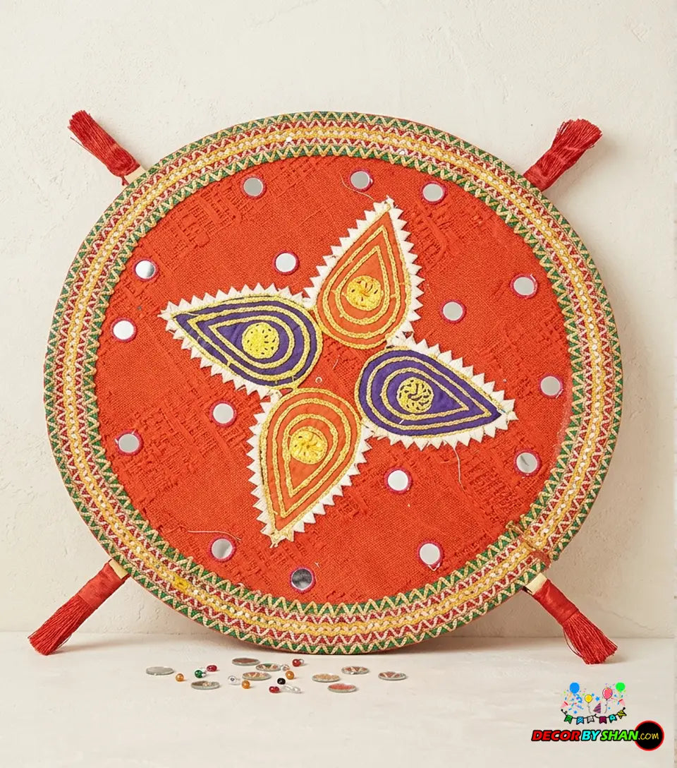 Mehndi Thaal Welvet Gol stick 24″