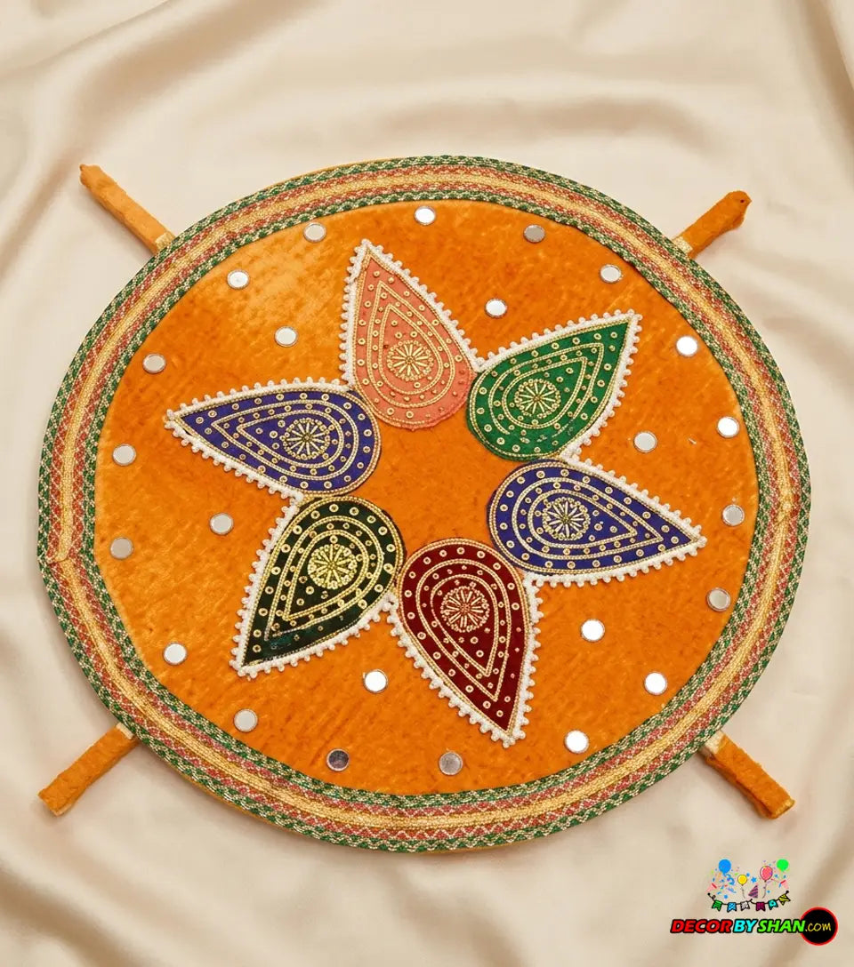 Mehndi Thaal Welvet Gol stick 24″