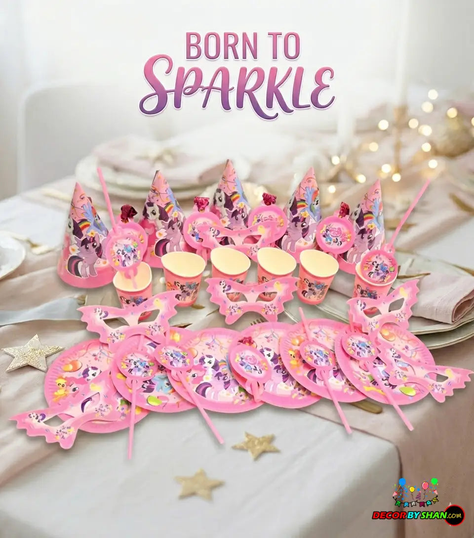 Pony Birthday Character Sets