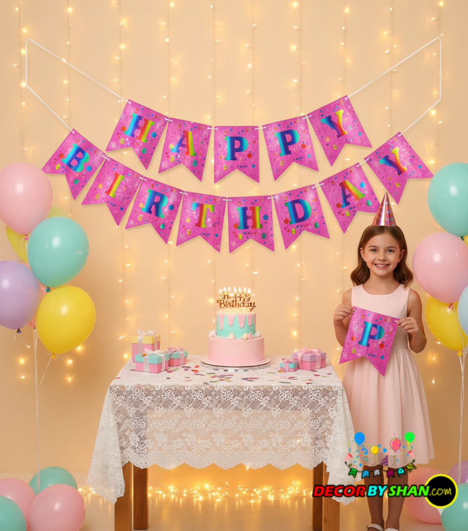 Birthday Letter Banner