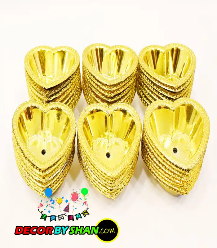 Crome Koli Heart 50Pcs/Pack