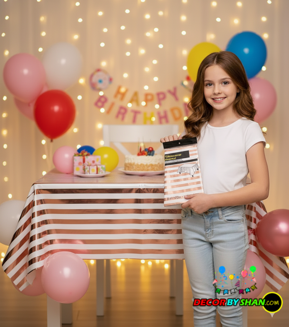 Birthday Cake Table Cover