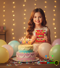 Candles: Happy Birthday Tinka Candles Glitter