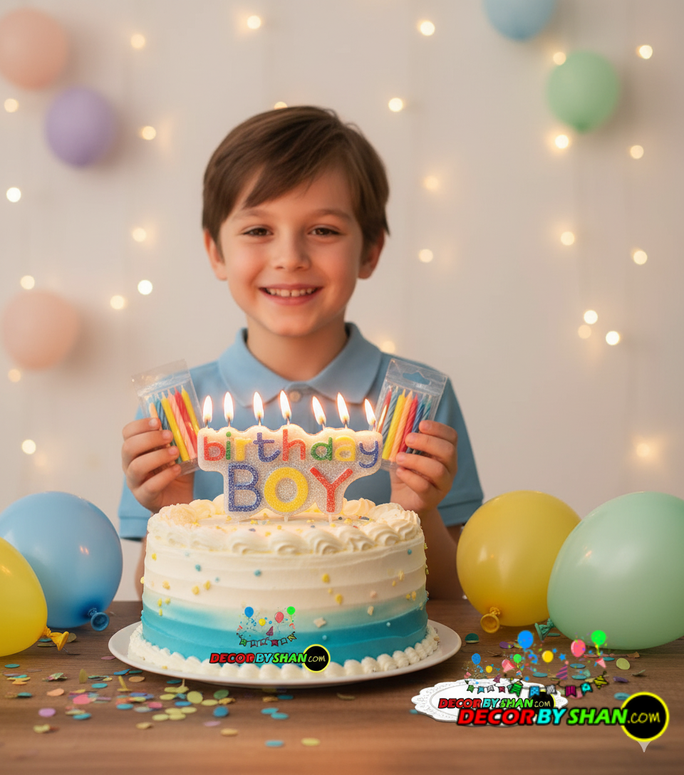 Birthday Boy/Girl Candles Big