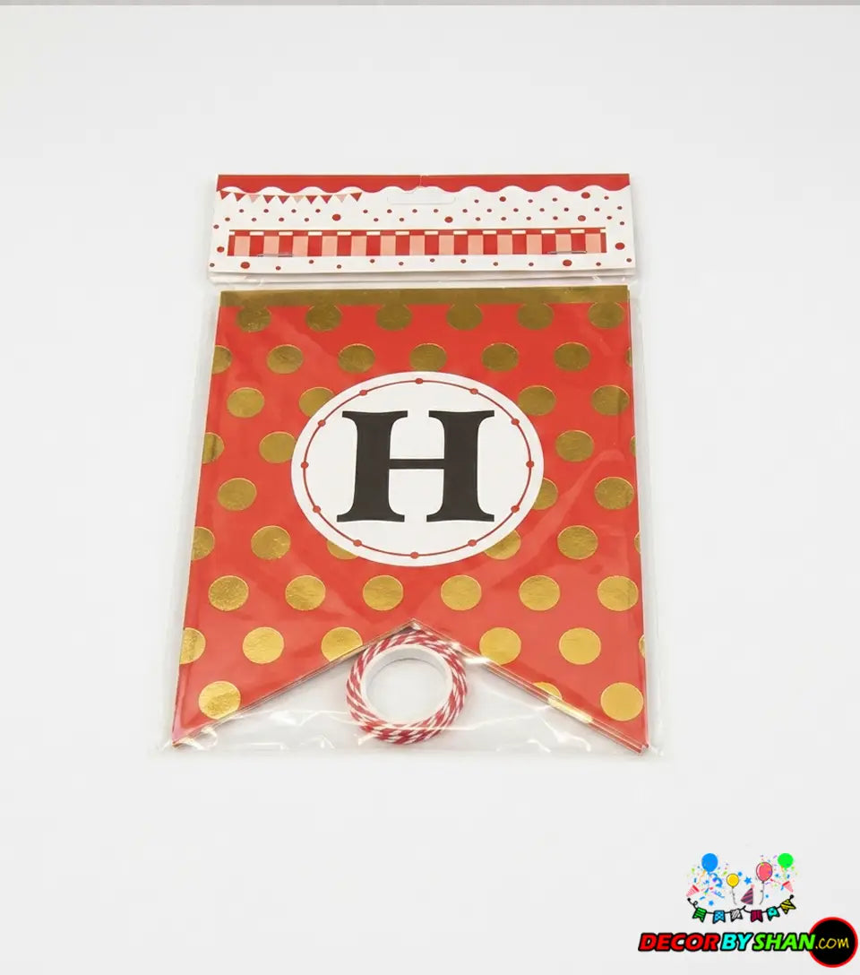Birthday Letter Banner