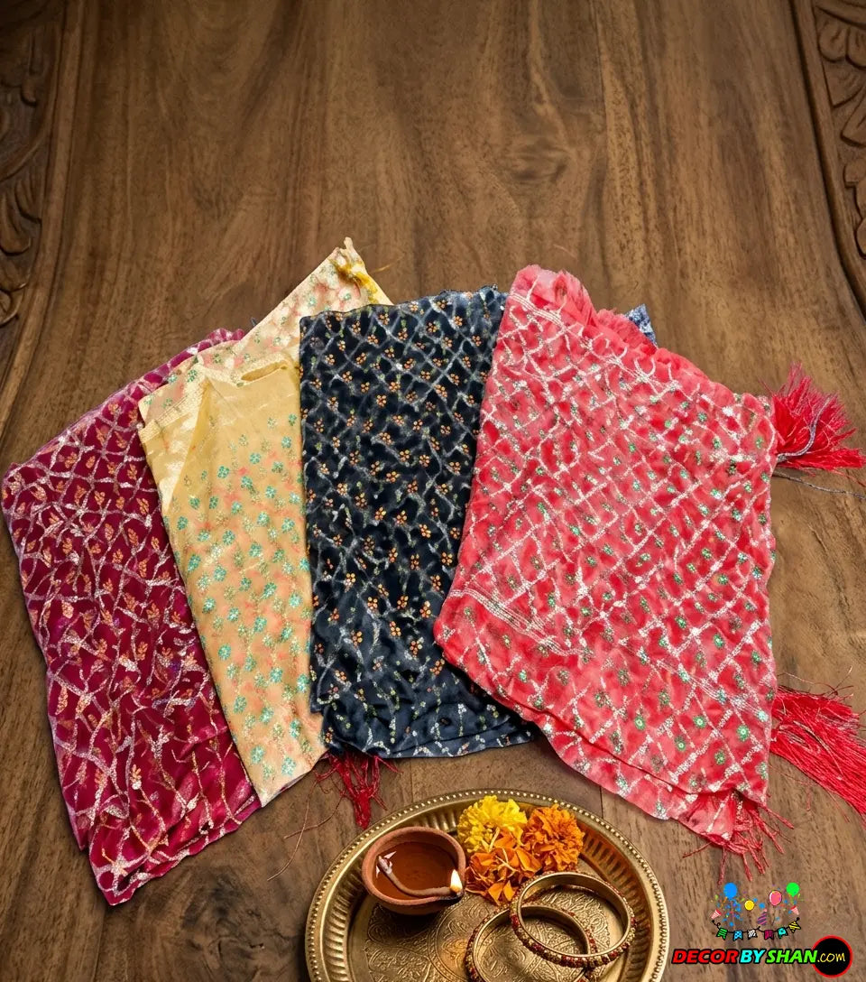Jamawar Mehndi Dopatta