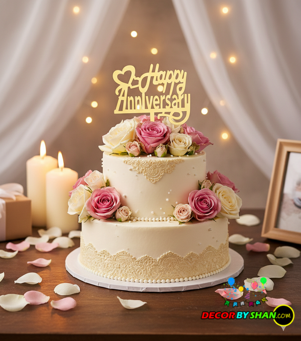 Anniversary Cake Topper