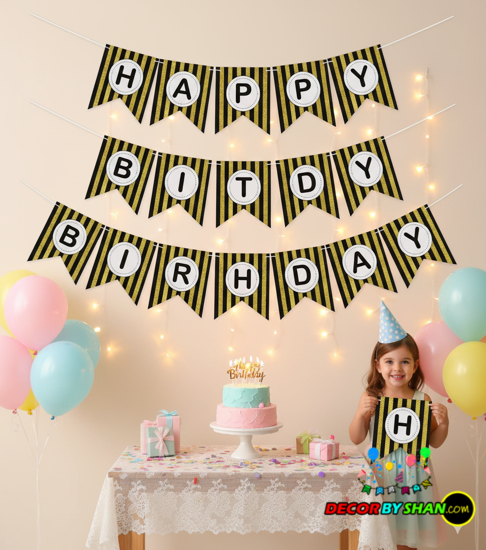 Birthday Letter Banner
