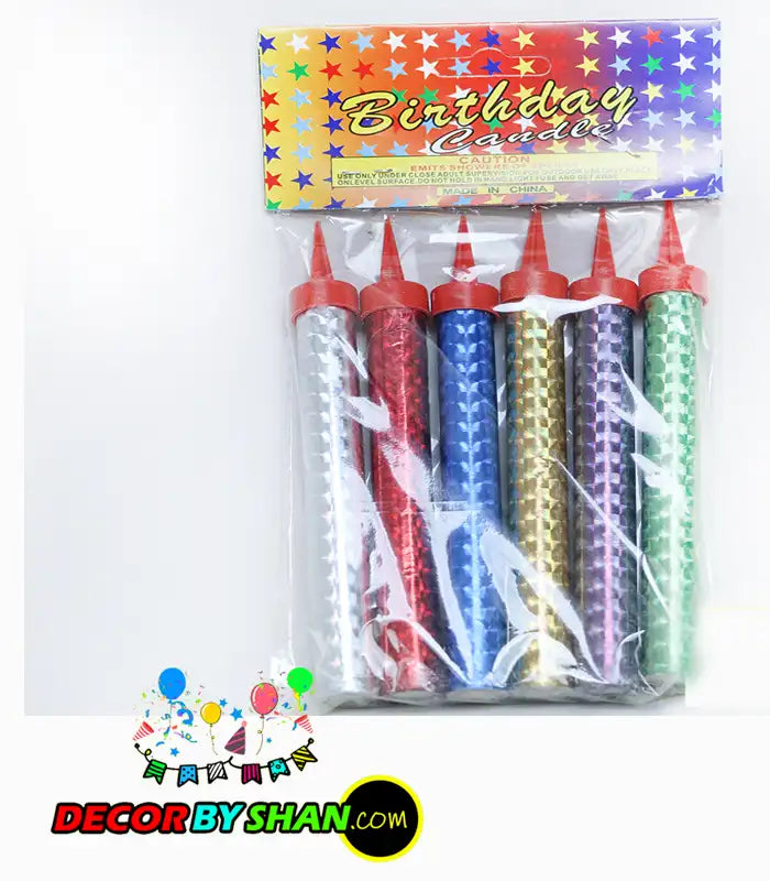 Sparkling Candles 6 Pcs/Pack