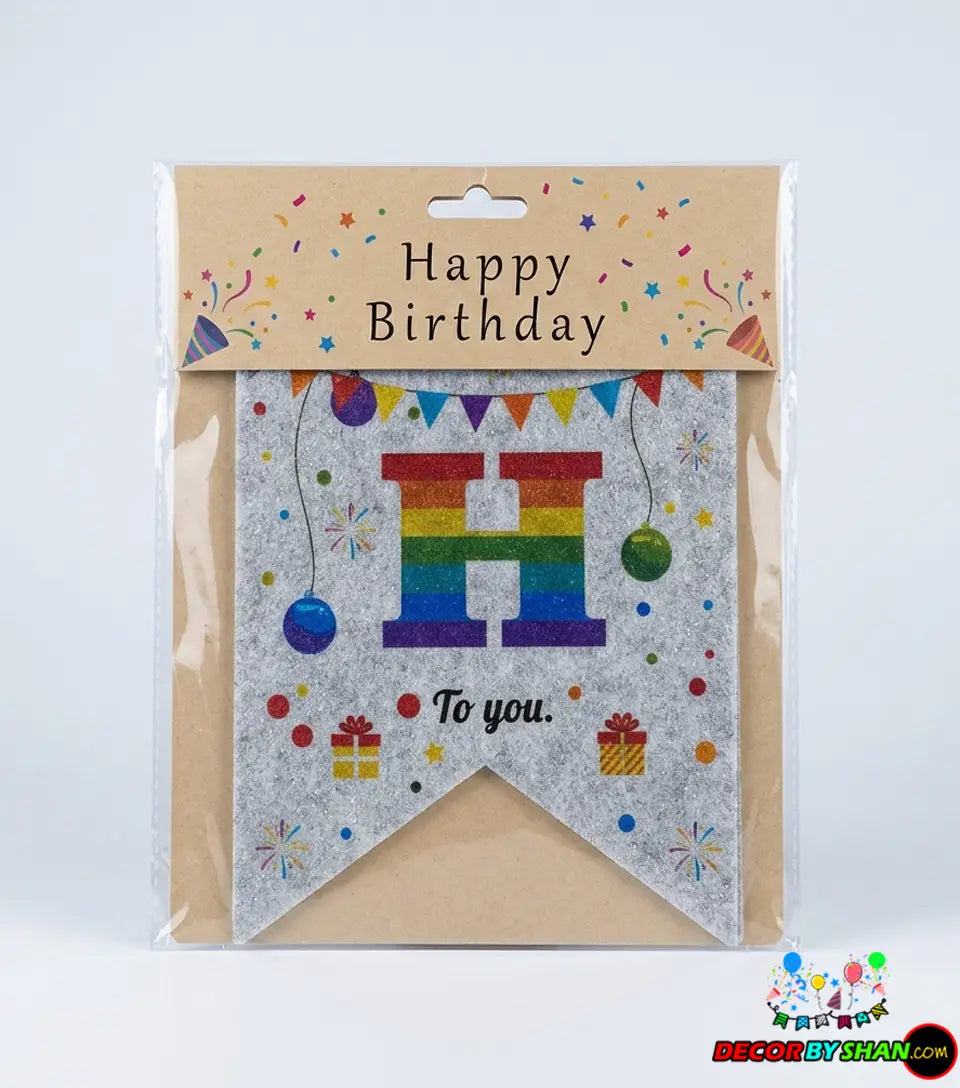 Birthday Letter Banner