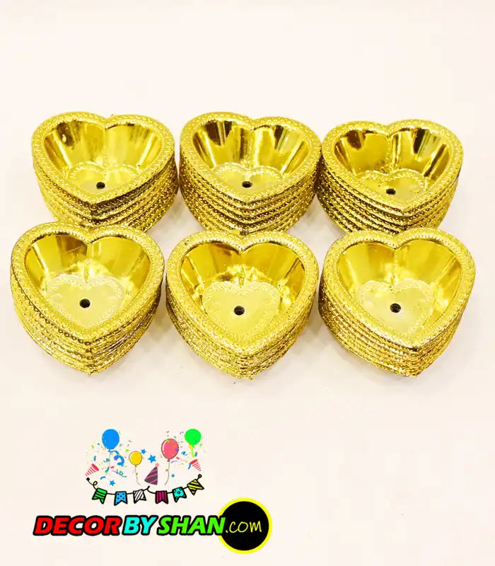 Crome Koli Heart 50Pcs/Pack