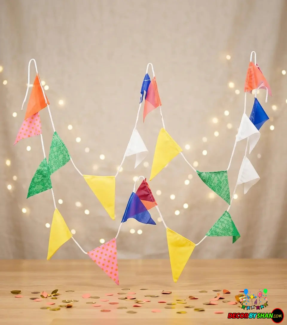 Birthday Colorful Bunting 6 Larri/Pack