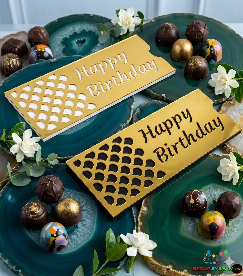 Happy Birthday Acrylic Envelope