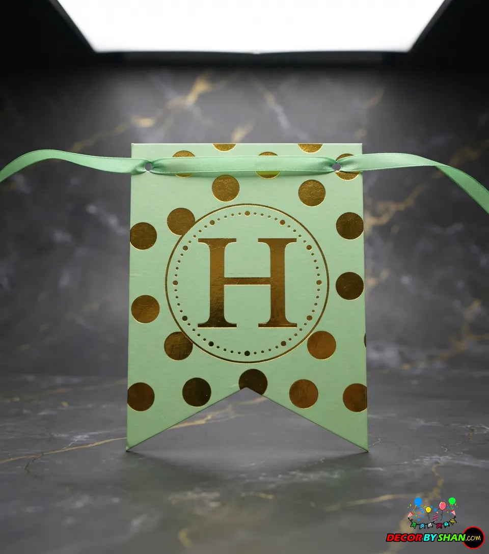 Happy Birthday Letter Banners