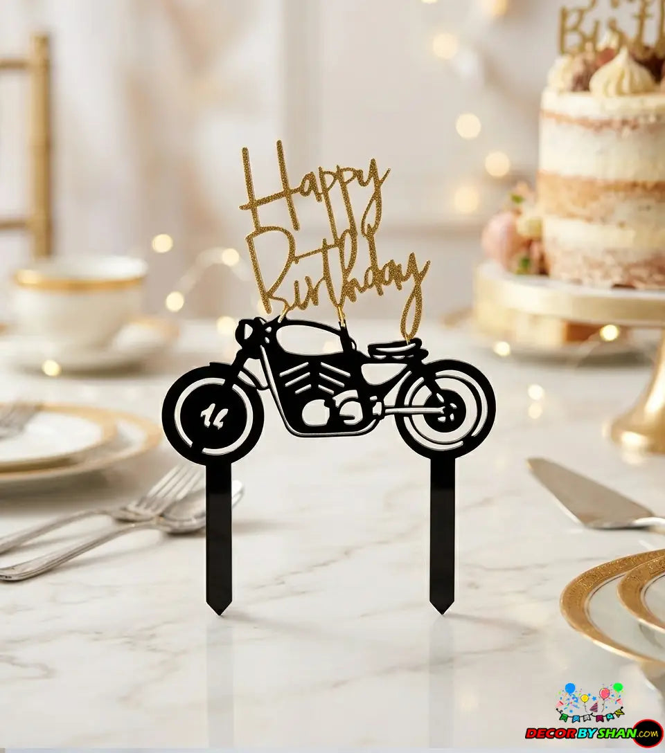 Happy Bithday Cake Toppers