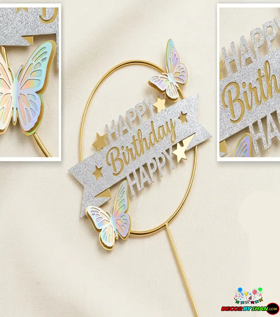 Happy Bithday Cake Toppers