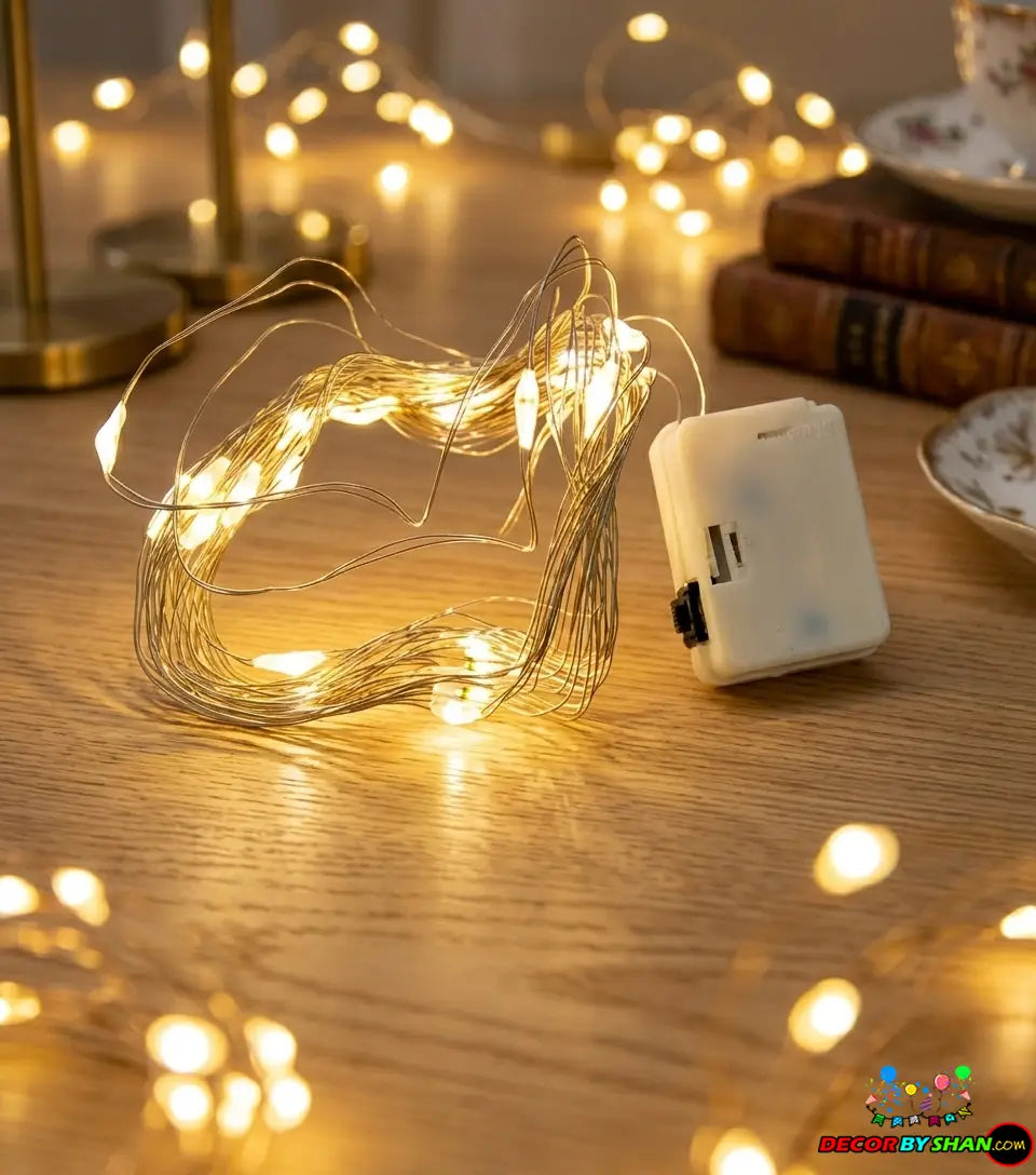 LED Light Batery 1Pcs/Pack 10 Feet 30 Bulbs