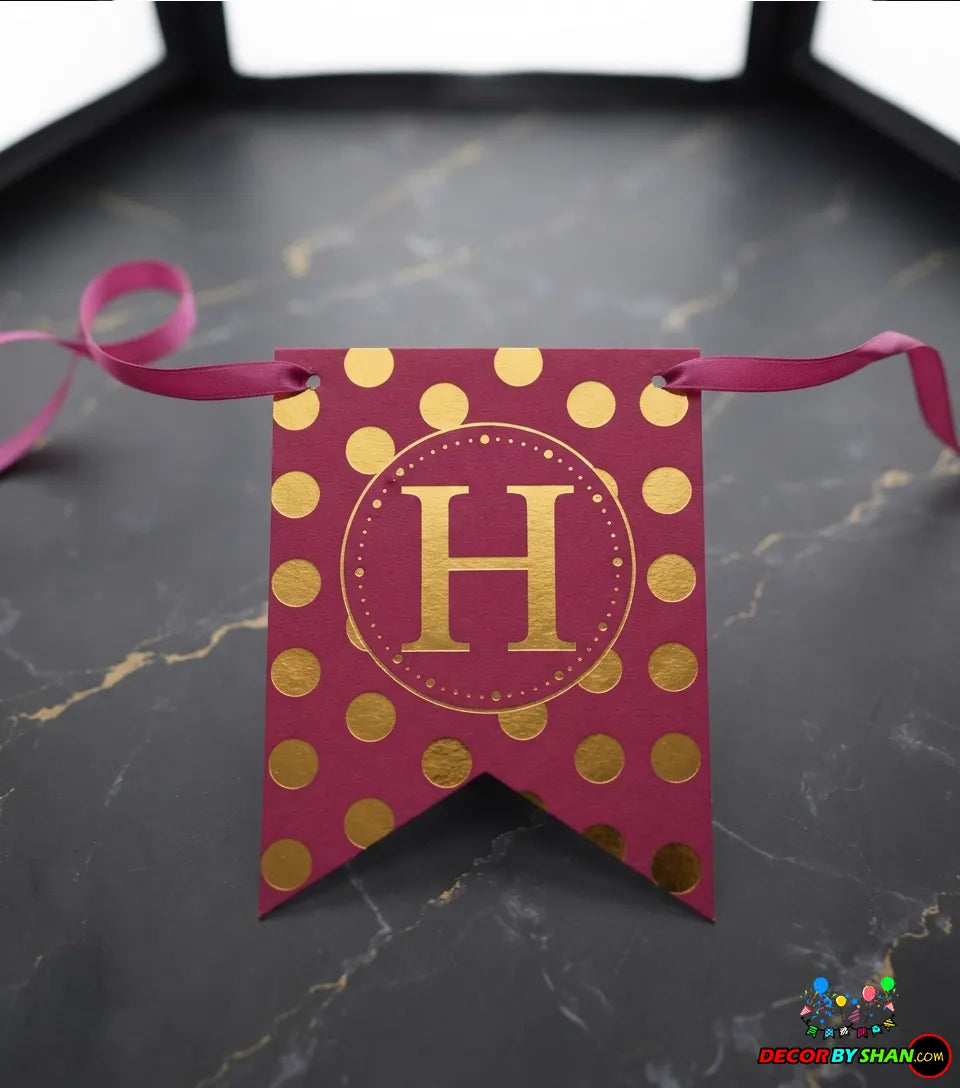 Happy Birthday Letter Banners