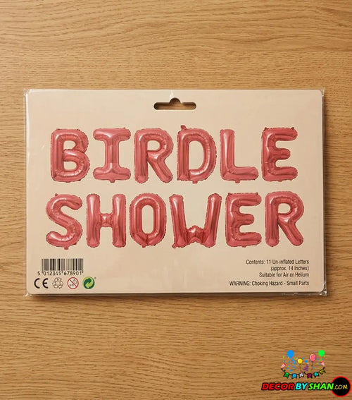 Bridle Shower set Foil Balloons