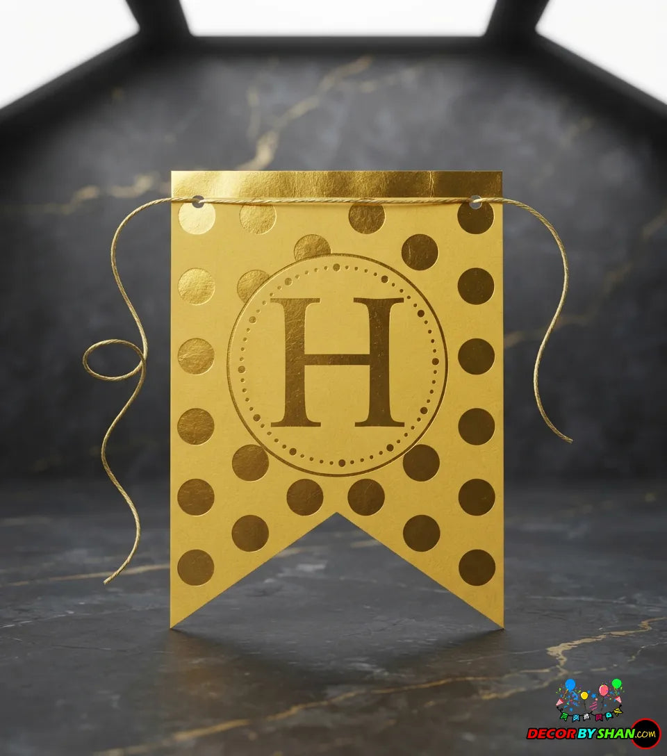 Happy Birthday Letter Banners