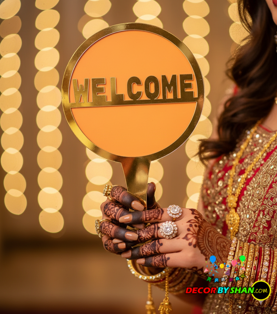 Welcome Photo Props