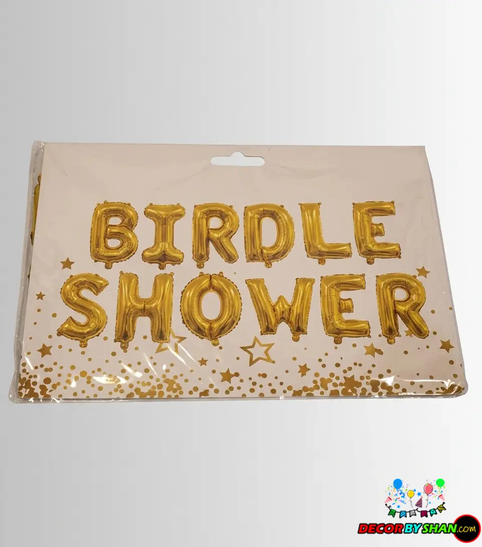 Bridle Shower set Foil Balloons