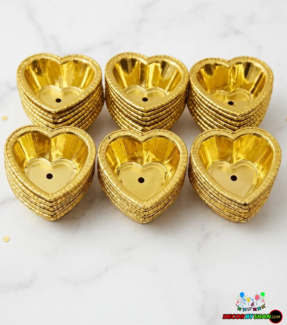 Crome Koli Heart 50Pcs/Pack