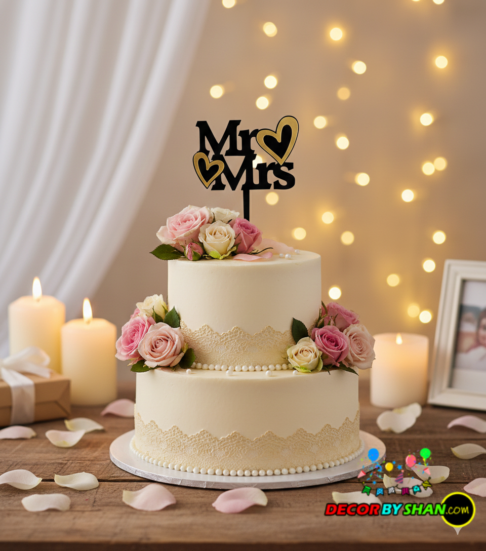 Anniversary Cake Topper