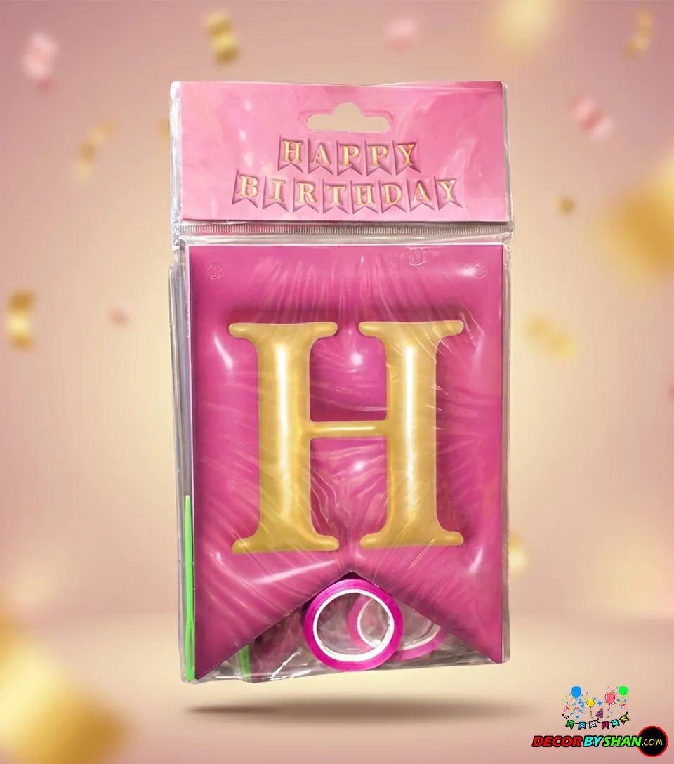 HB Letter Banners