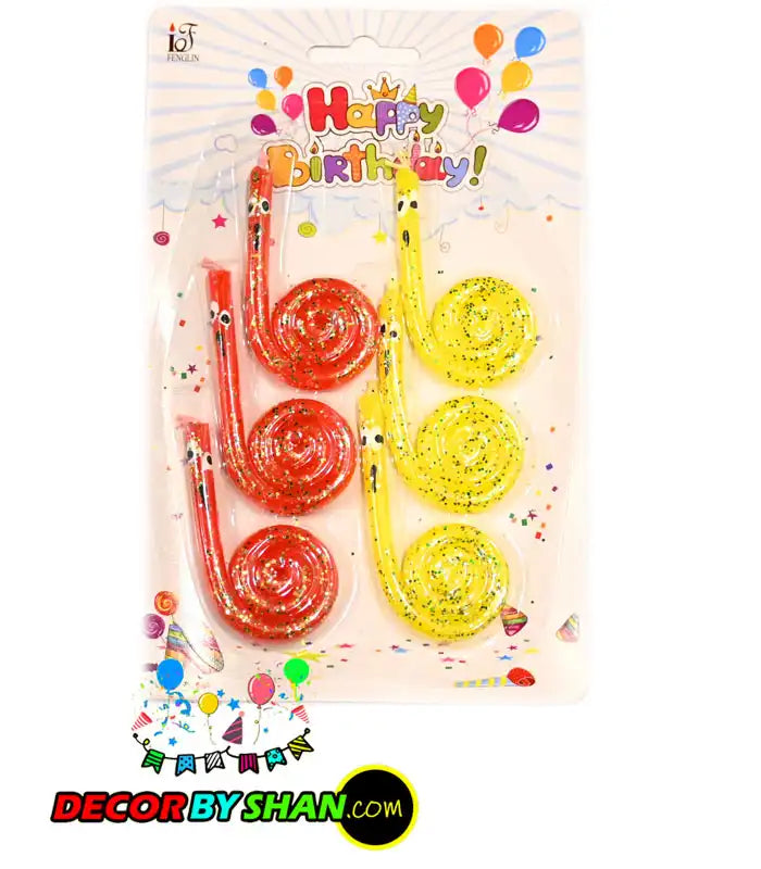 Snail Candles 6pcs/Pack
