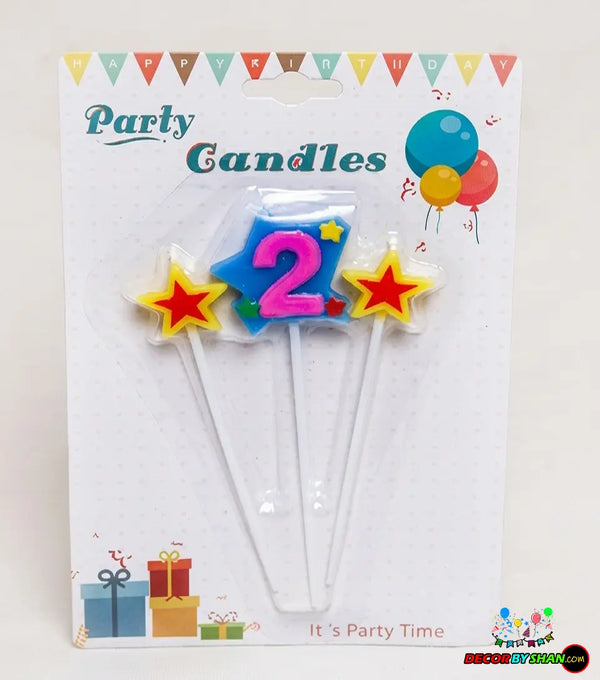Number Candle Stick 1-3
