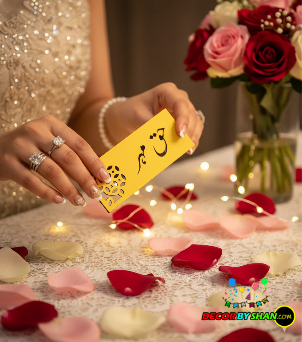 Haq Mahar Acrylic Envelope