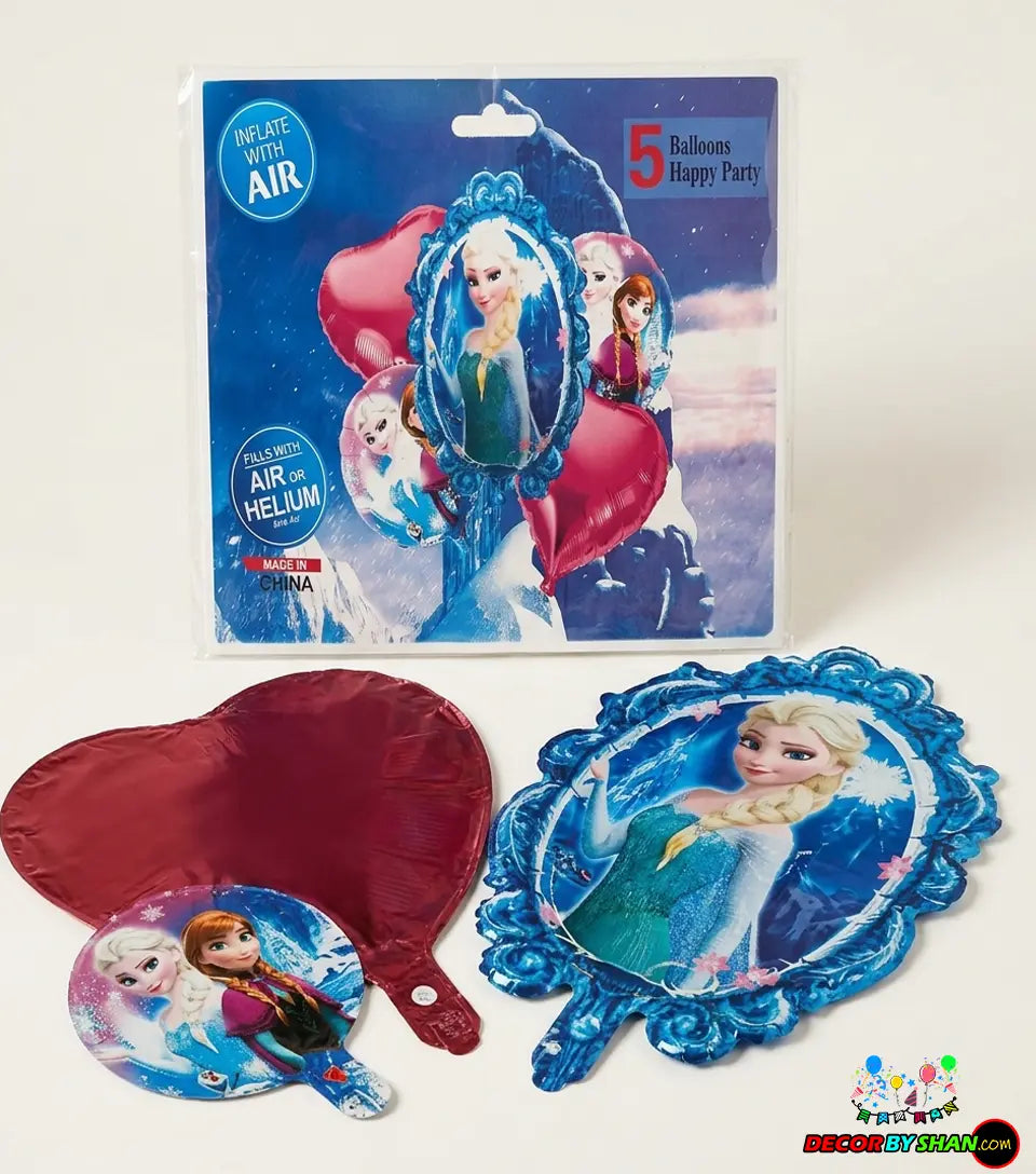 Cartoon Set Foil Baloon