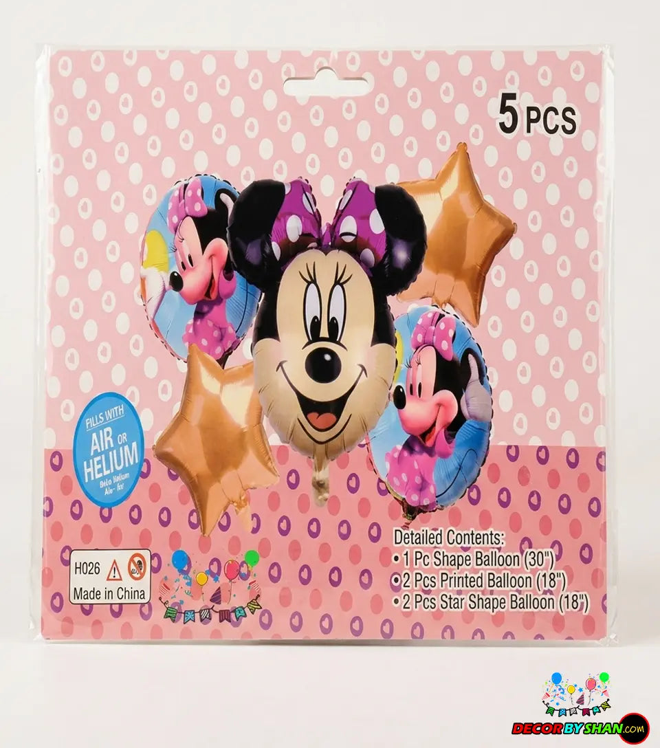 Cartoon Set Foil Baloon