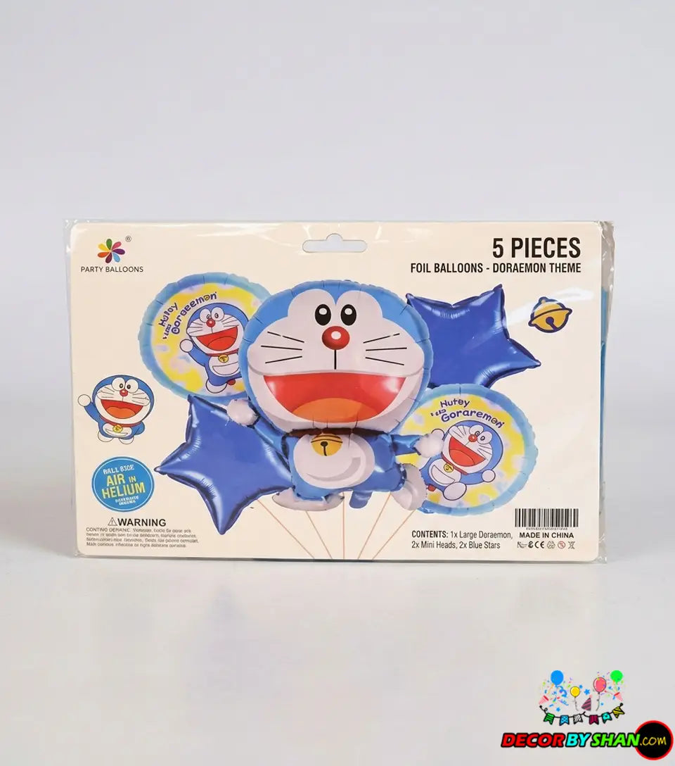 Doremon Foil Baloons Set