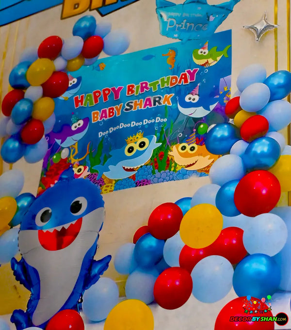 Happy Birthday Shark Fish theme Sets