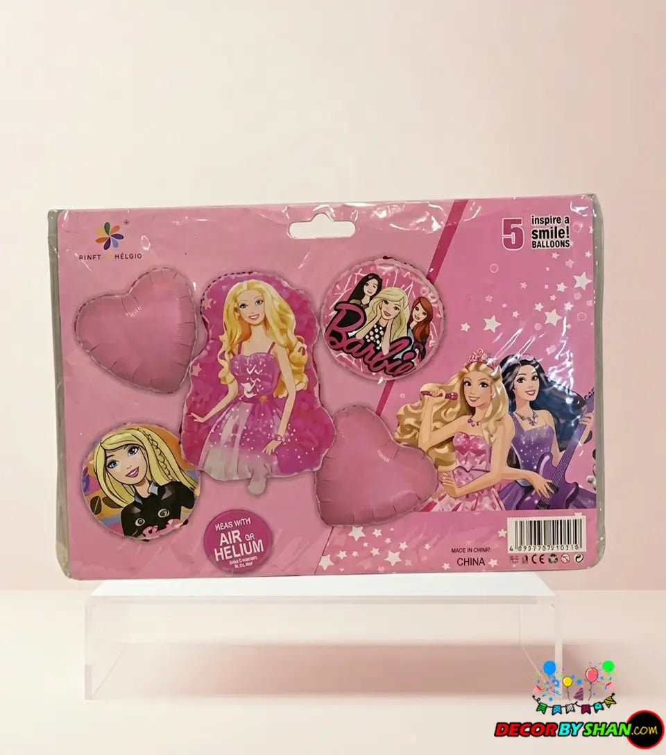 Barbie Foil Baloon Set