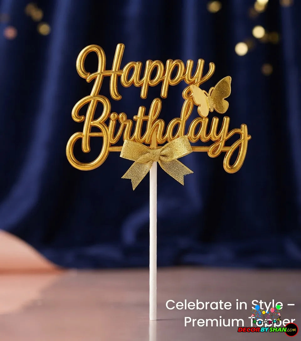 Happy Bithday Cake Toppers