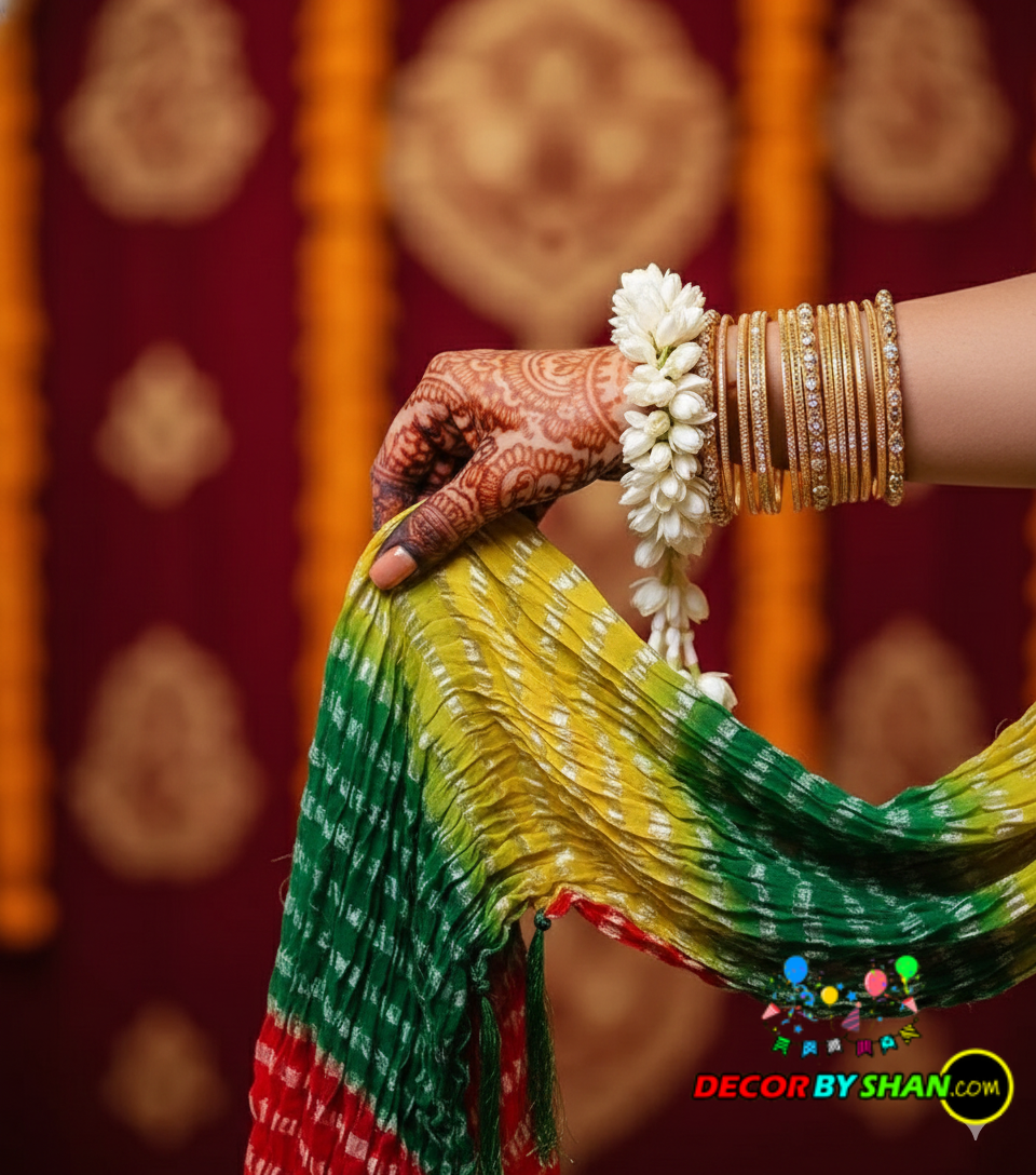 Chunri Mehndi Dopatta Ganderi Karachi