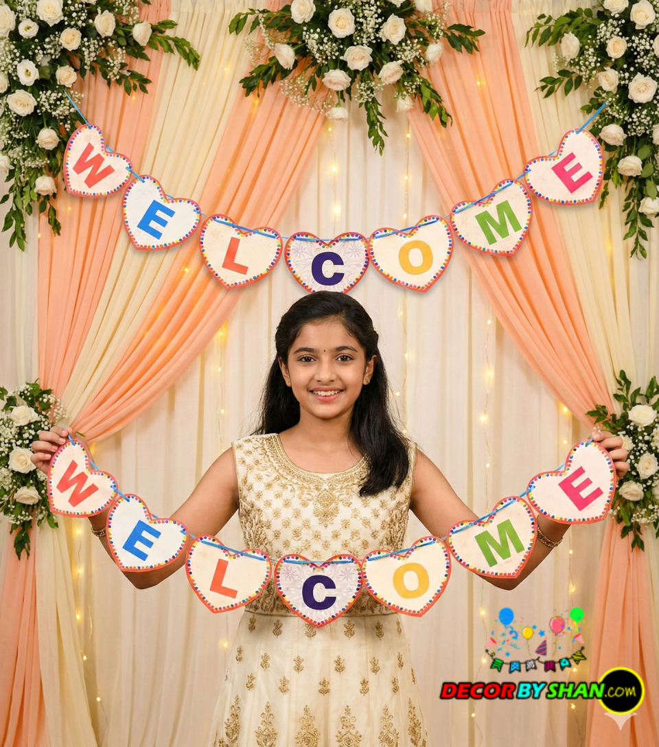 Welcome Letter Banners