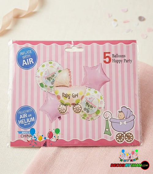Baby Girl/ Baby Boy Foil Balloons