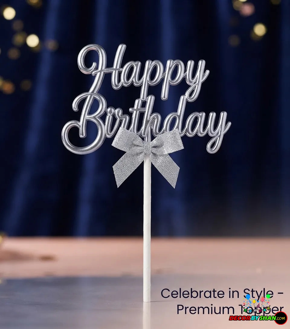Happy Bithday Cake Toppers