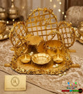 Mehndi Thaal Golden 18″