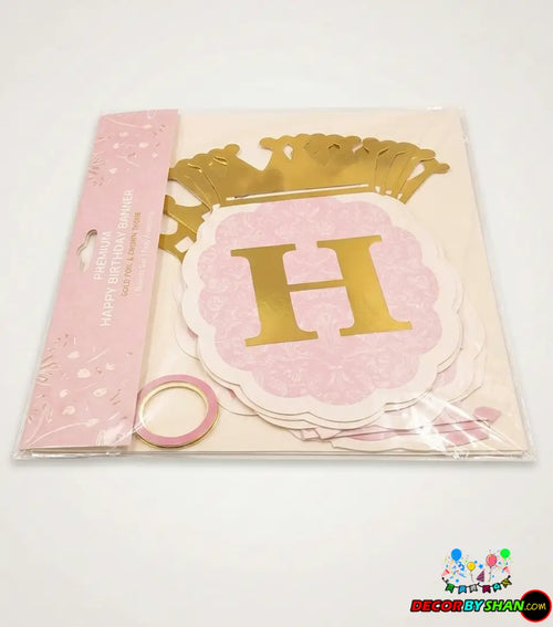 Birthday Letter Banner