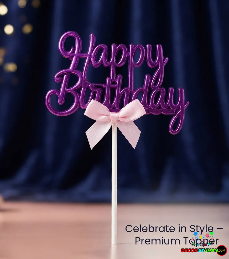 Happy Bithday Cake Toppers