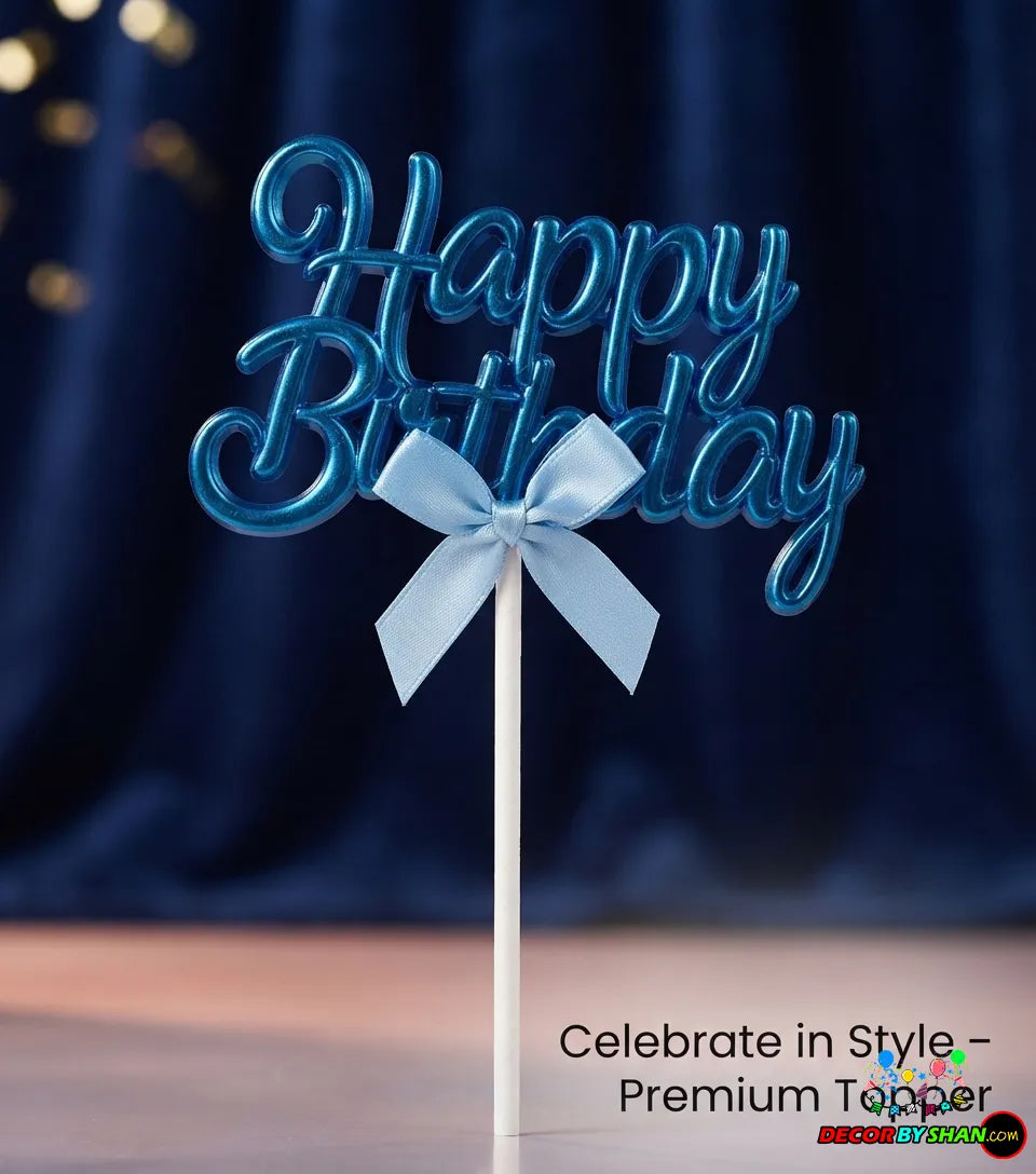 Happy Bithday Cake Toppers