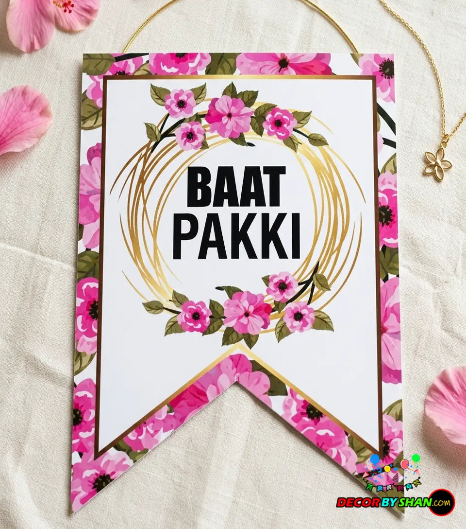 Baat Pakki Letter Banner